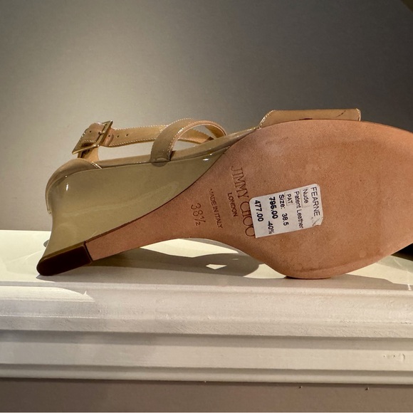 Jimmy Choo Fearne Crisscross Wedge Sandal - Picture 2 of 6